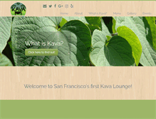 Tablet Screenshot of kavaloungesf.com